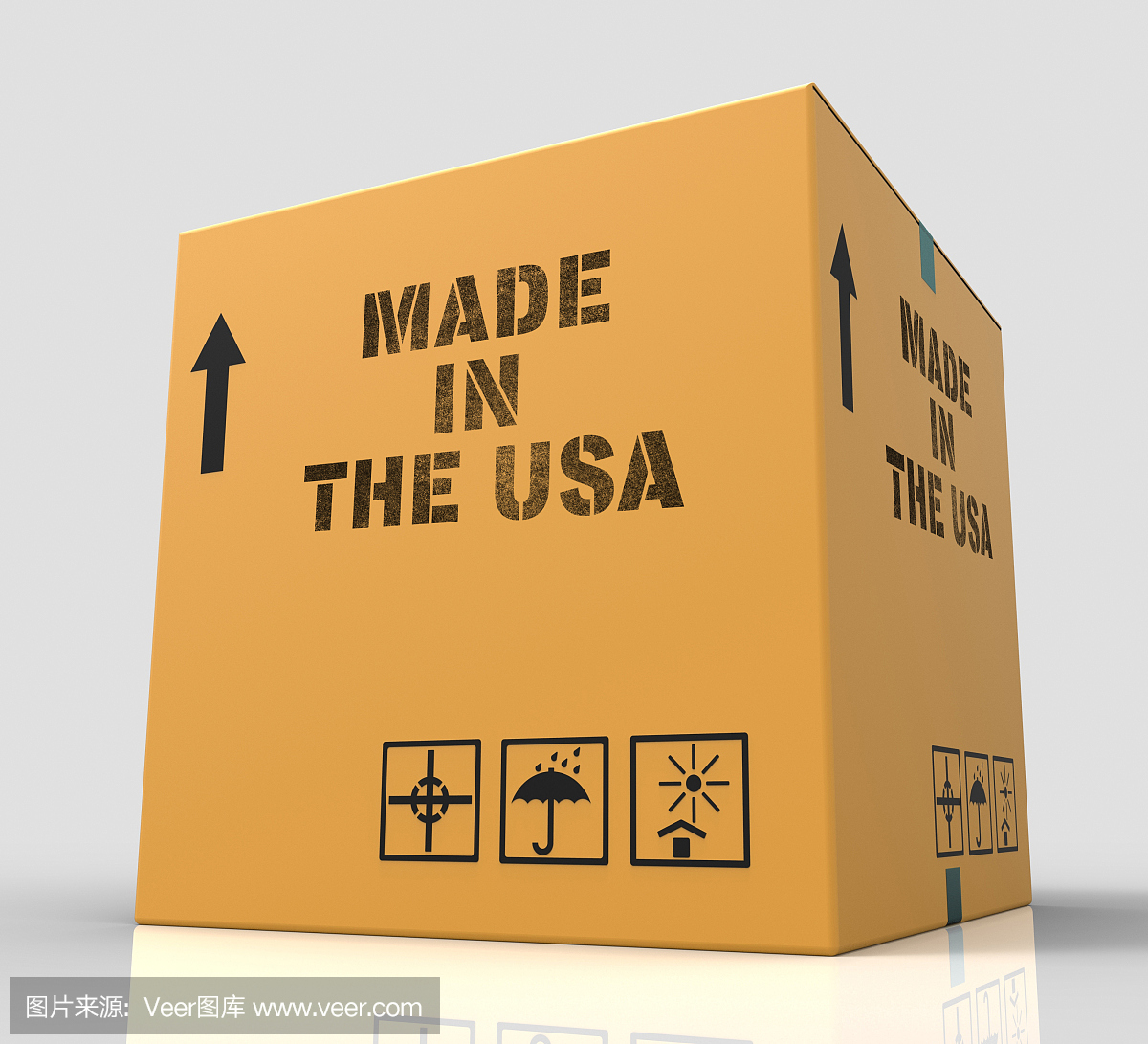 美国制造意味着美国和美国3d
